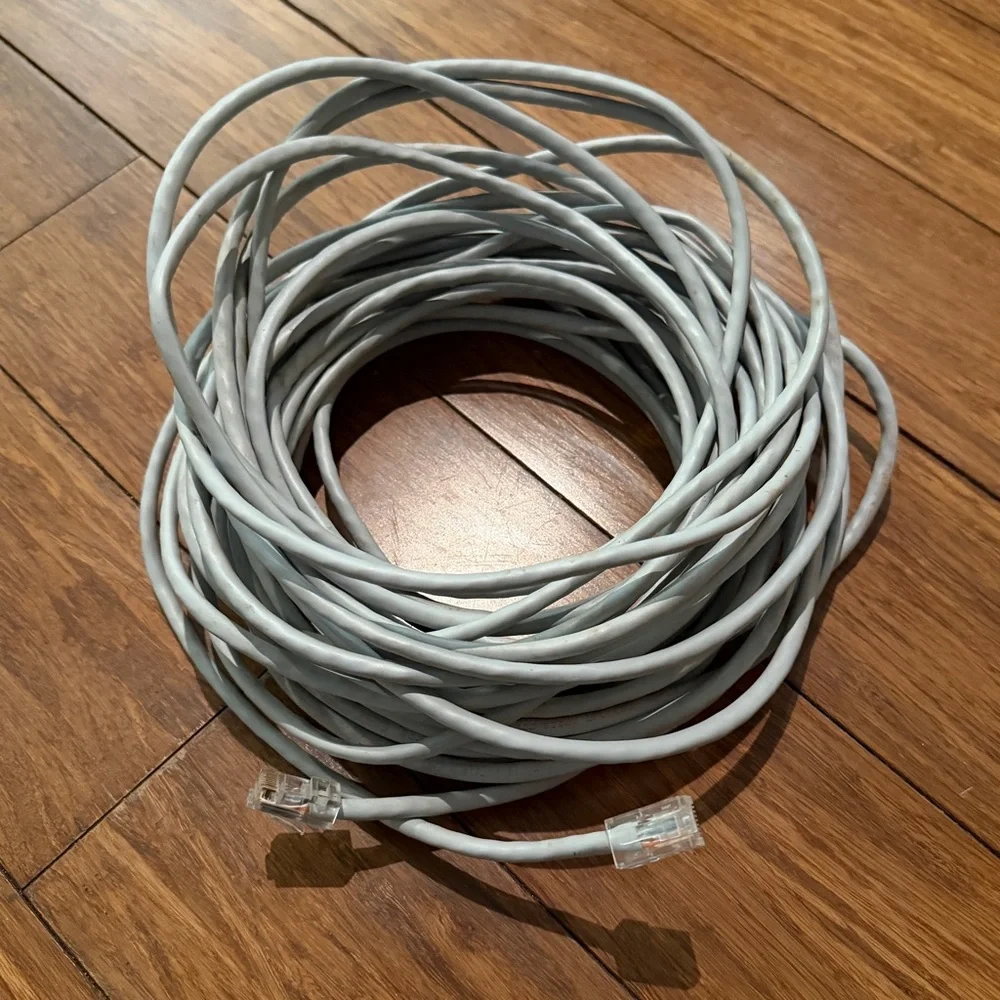6 Assorted CAT5e Ethernet Cables - 5ft, 6ft, 10ft, 15ft, 50ft